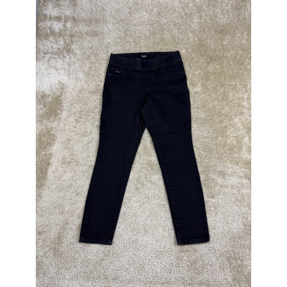 Nine West Jeans Womens Size 4 Black Jegging Mid Rise Skinny Stretch Pull On B251